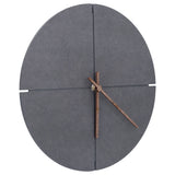 Nordic Style Simple Wooden Wall Clock Quartz Movement Wall Clock for Office Living Room - Rear View