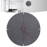 Nordic Style Simple Wooden Wall Clock Quartz Movement Wall Clock for Office Living Room - Extra Image