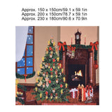 Christmas Tapestry Multi Purpose Exquisite Appearance Polyester Fiber Christmas Wall Tapestry230x180cm - Extra Image