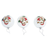 3PCS Christmas Ball Foam Hanging Christmas Tree Ornament for Festival Party DecorationWhite