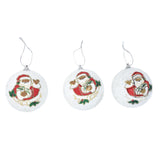 3PCS Christmas Ball Foam Hanging Christmas Tree Ornament for Festival Party DecorationWhite