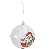 3PCS Christmas Ball Foam Hanging Christmas Tree Ornament for Festival Party DecorationWhite