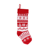 Large Knitted Christmas Stocking with Candy Bag Lovely Christmas Decorations Hanging StockingsChristmas Trees