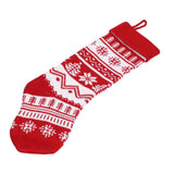 Large Knitted Christmas Stocking with Candy Bag Lovely Christmas Decorations Hanging StockingsChristmas Trees