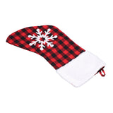 Christmas Stocking Gift Bags Cute Decals Large Capacity Exquisite Workmanship Brighter Color Large Christmas StockingSnowflake - 45-Degree Angle