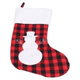 Christmas Stocking Gift Bags Cute Decals Large Capacity Exquisite Workmanship Brighter Color Large Christmas StockingSnowman