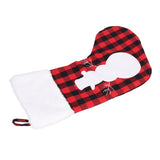 Christmas Stocking Gift Bags Cute Decals Large Capacity Exquisite Workmanship Brighter Color Large Christmas StockingSnowman - Side View