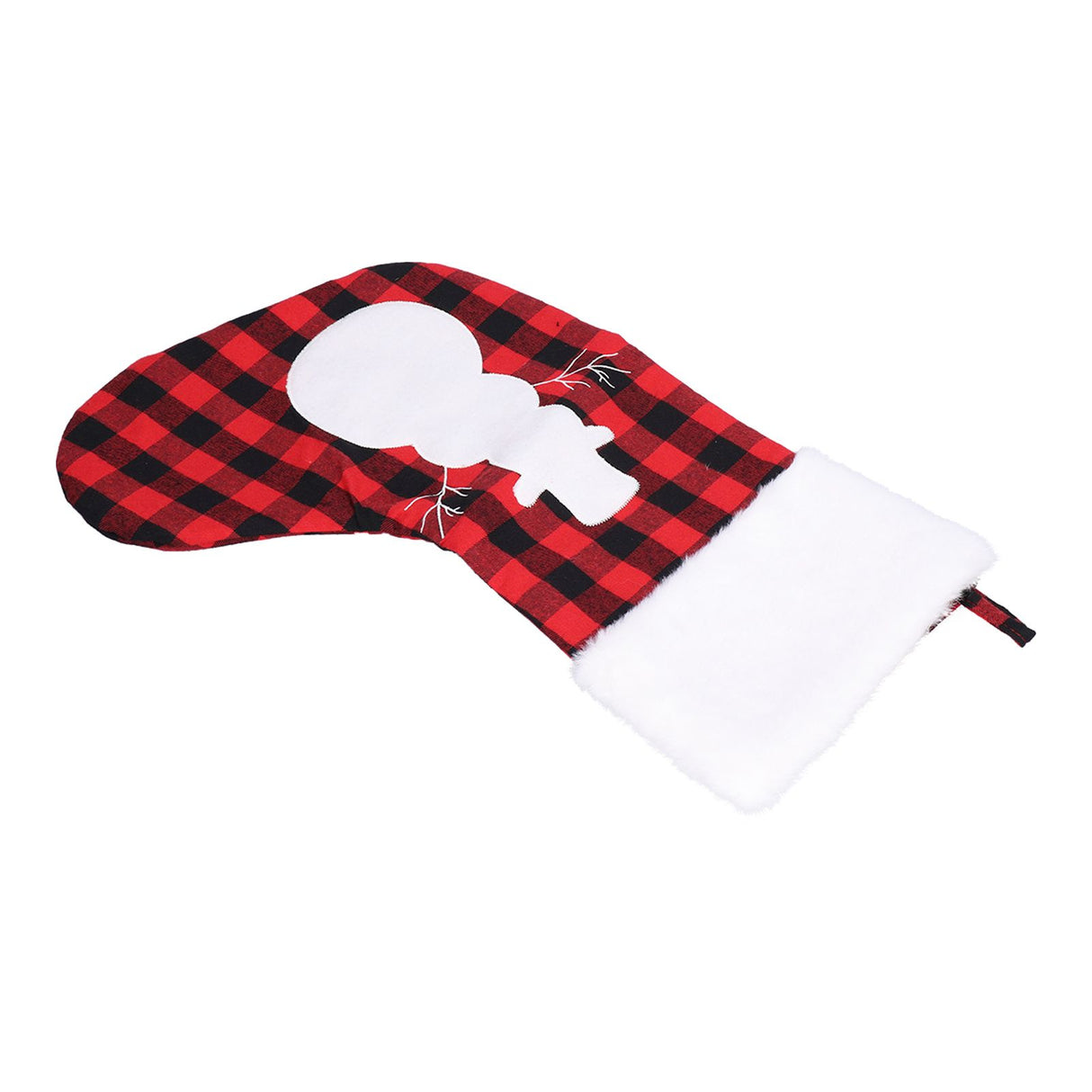 Christmas Stocking Gift Bags Cute Decals Large Capacity Exquisite Workmanship Brighter Color Large Christmas StockingSnowman