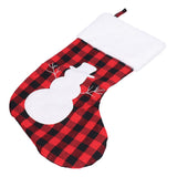 Christmas Stocking Gift Bags Cute Decals Large Capacity Exquisite Workmanship Brighter Color Large Christmas StockingSnowman
