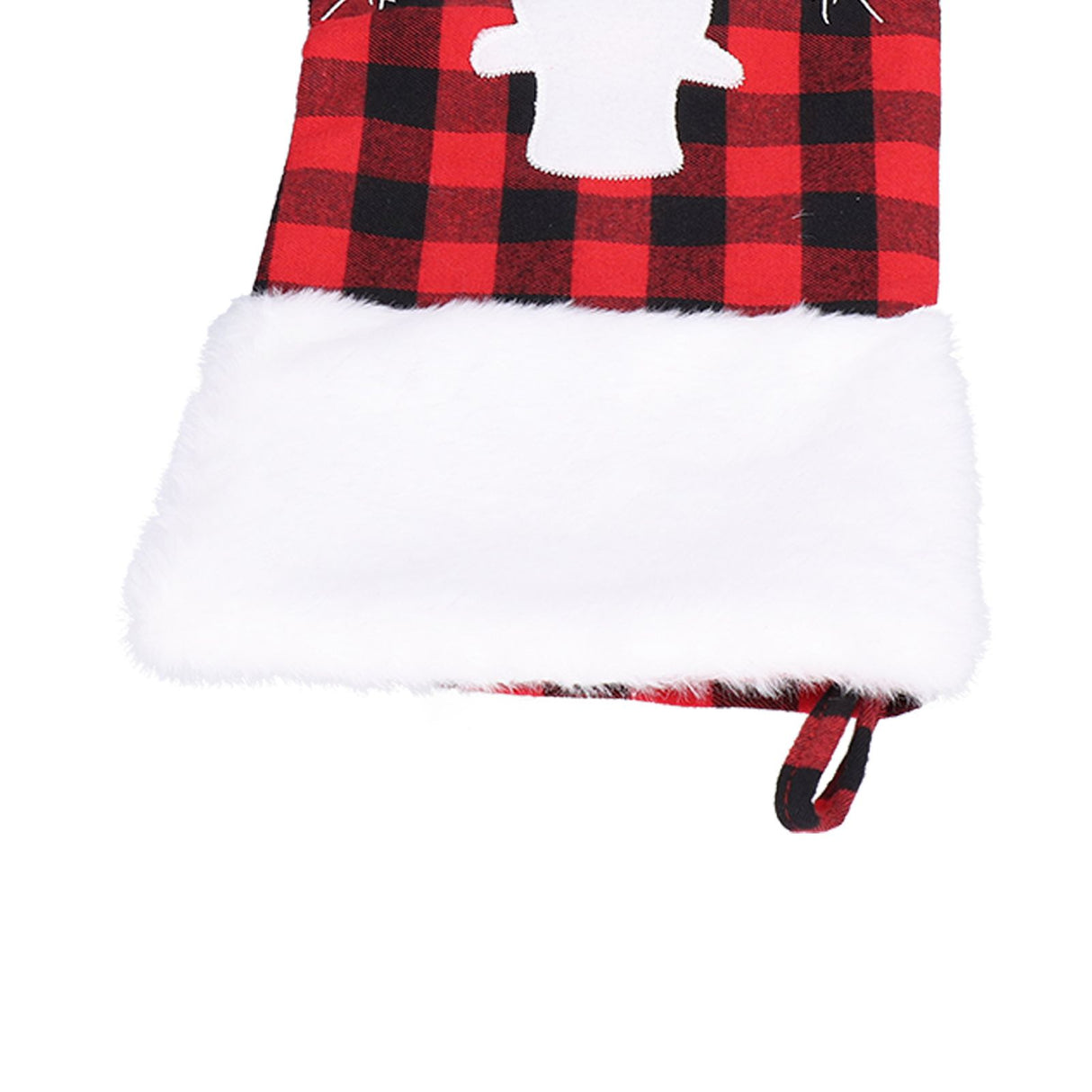 Christmas Stocking Gift Bags Cute Decals Large Capacity Exquisite Workmanship Brighter Color Large Christmas StockingSnowman
