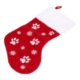 Christmas Stocking Gift Bag Xmas Tree Hanging Pendant Craft for Home Party Decorative OrnamentRed - 45-Degree Angle