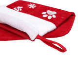 Christmas Stocking Gift Bag Xmas Tree Hanging Pendant Craft for Home Party Decorative OrnamentRed
