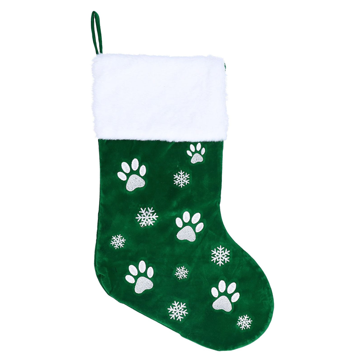 Christmas Stocking Gift Bag Xmas Tree Hanging Pendant Craft for Home Party Decorative OrnamentGreen