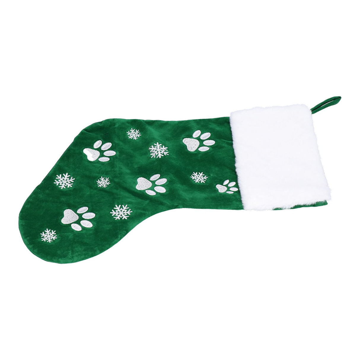 Christmas Stocking Gift Bag Xmas Tree Hanging Pendant Craft for Home Party Decorative OrnamentGreen