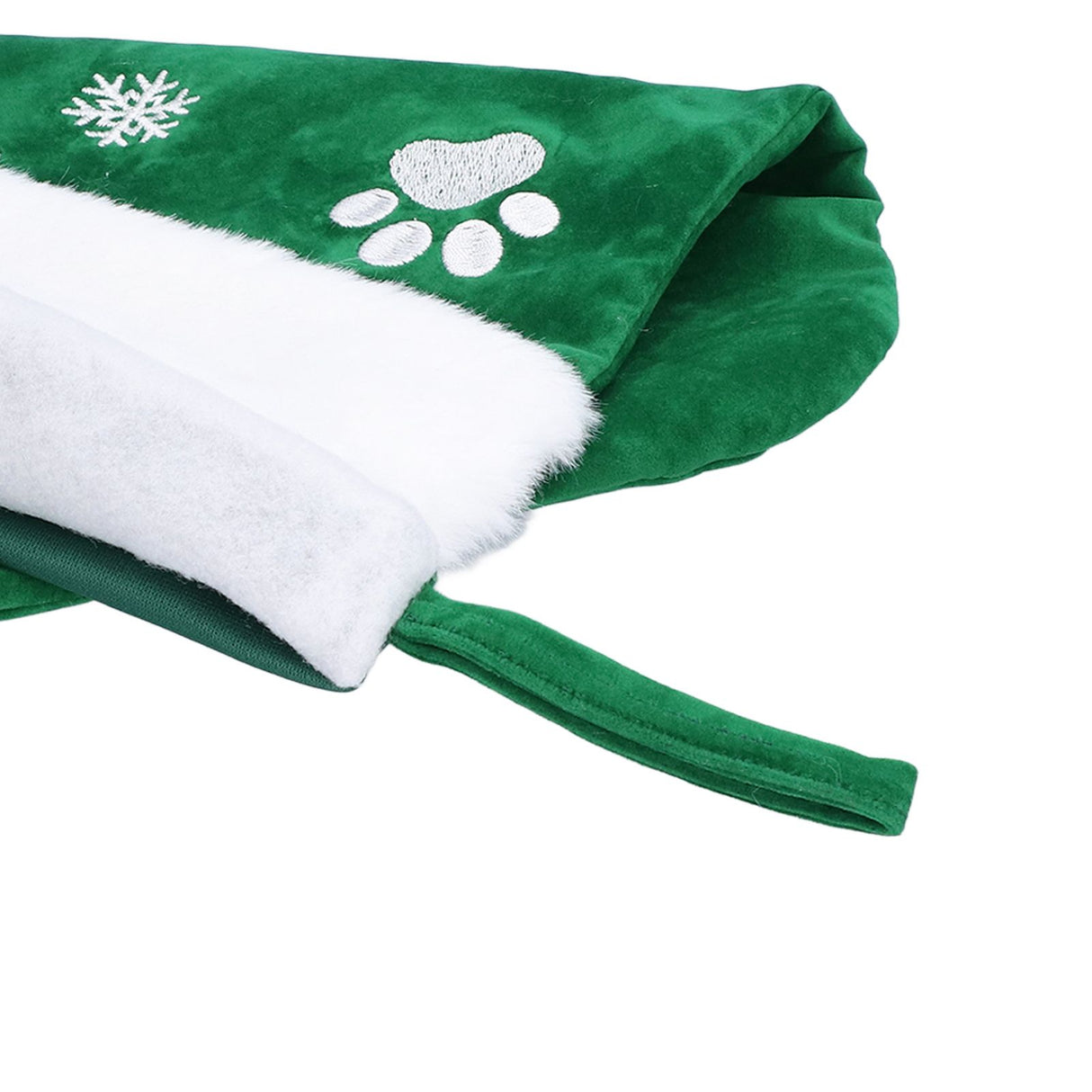 Christmas Stocking Gift Bag Xmas Tree Hanging Pendant Craft for Home Party Decorative OrnamentGreen