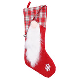 Christmas Stocking Christmas Tree Ornament Gift Bag Christmas Pendant Stocking for Home Party DecorationRed - 45-Degree Angle