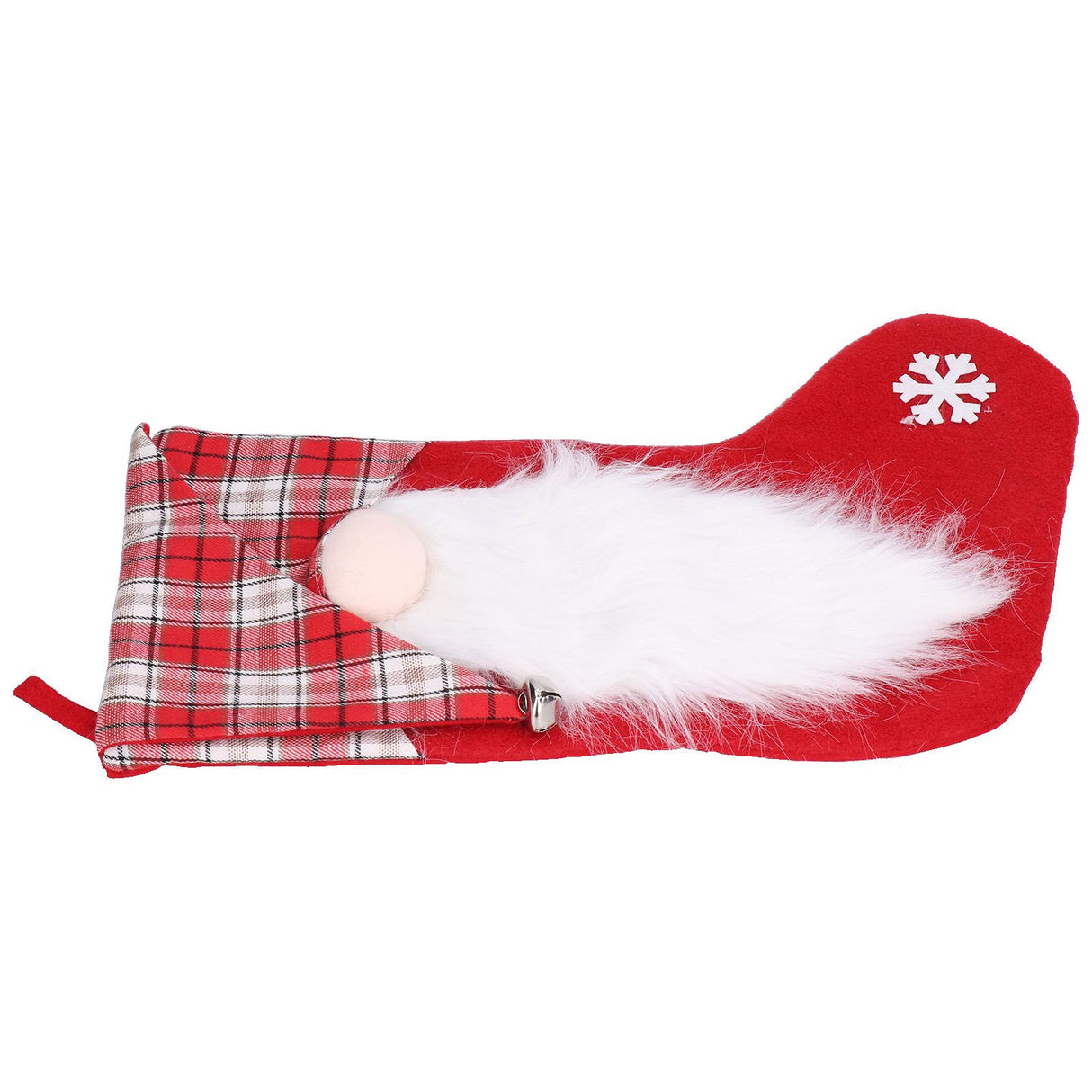 Christmas Stocking Christmas Tree Ornament Gift Bag Christmas Pendant Stocking for Home Party DecorationRed