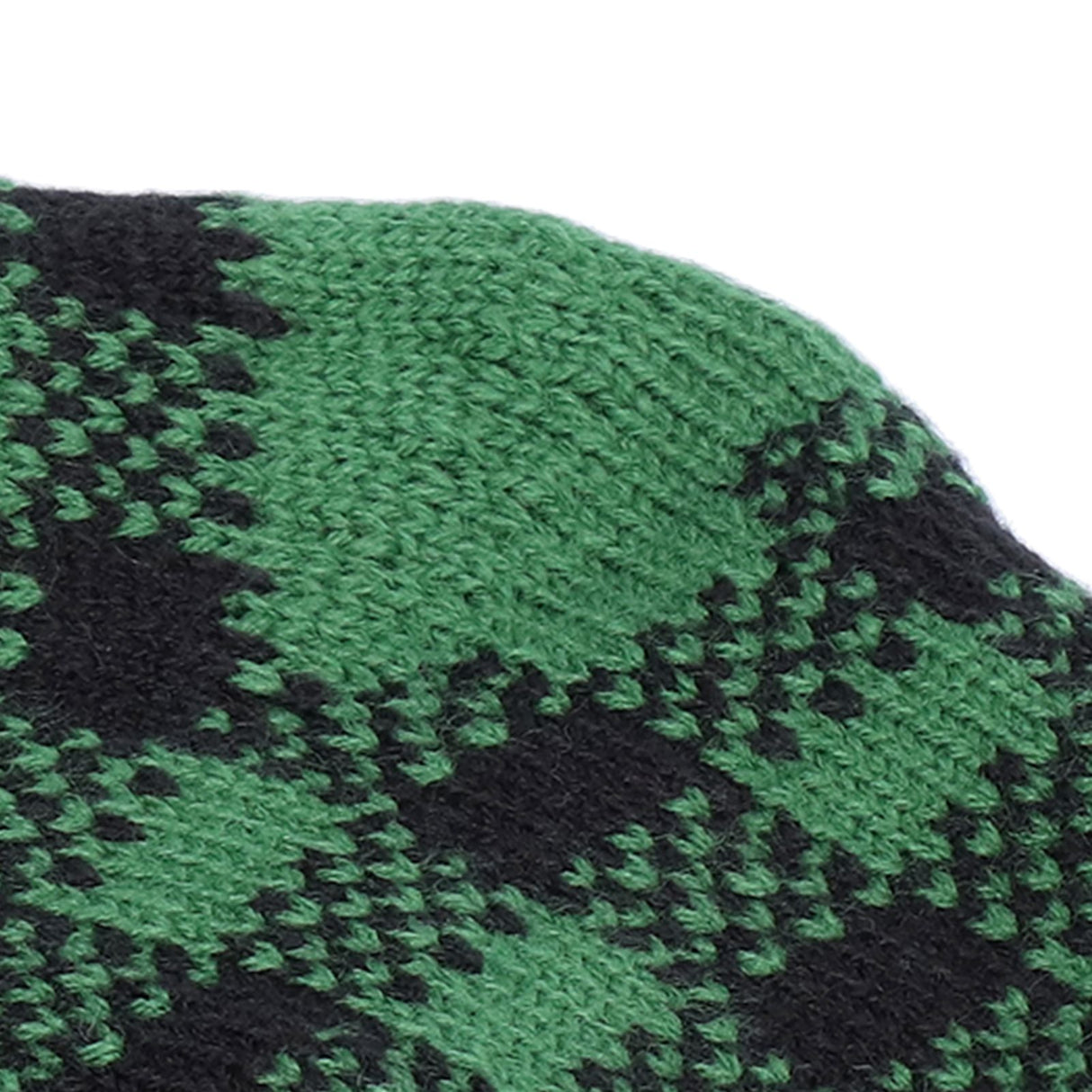 Mini Knitting Christmas Stocking Acrylic Fiber Xmas Tree Hanging Pendant Ornament Home Party Decoration(Black Green )