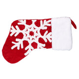 Cute Christmas Stocking Christmas Tree Ornament Gift Bag Christmas Fireplace Pendant for Festival DecorationSnowflake
