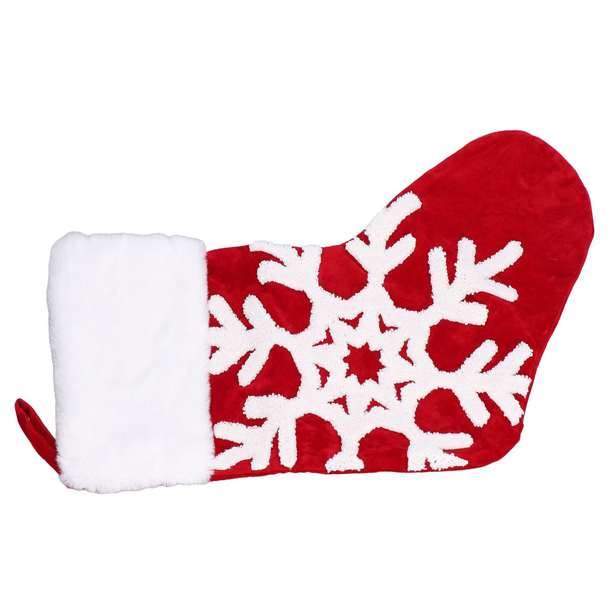 Cute Christmas Stocking Christmas Tree Ornament Gift Bag Christmas Fireplace Pendant for Festival DecorationSnowflake