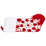 Cute Christmas Stocking Christmas Tree Ornament Gift Bag Christmas Fireplace Pendant for Festival DecorationSnowflake