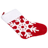 Cute Christmas Stocking Christmas Tree Ornament Gift Bag Christmas Fireplace Pendant for Festival DecorationSnowflake