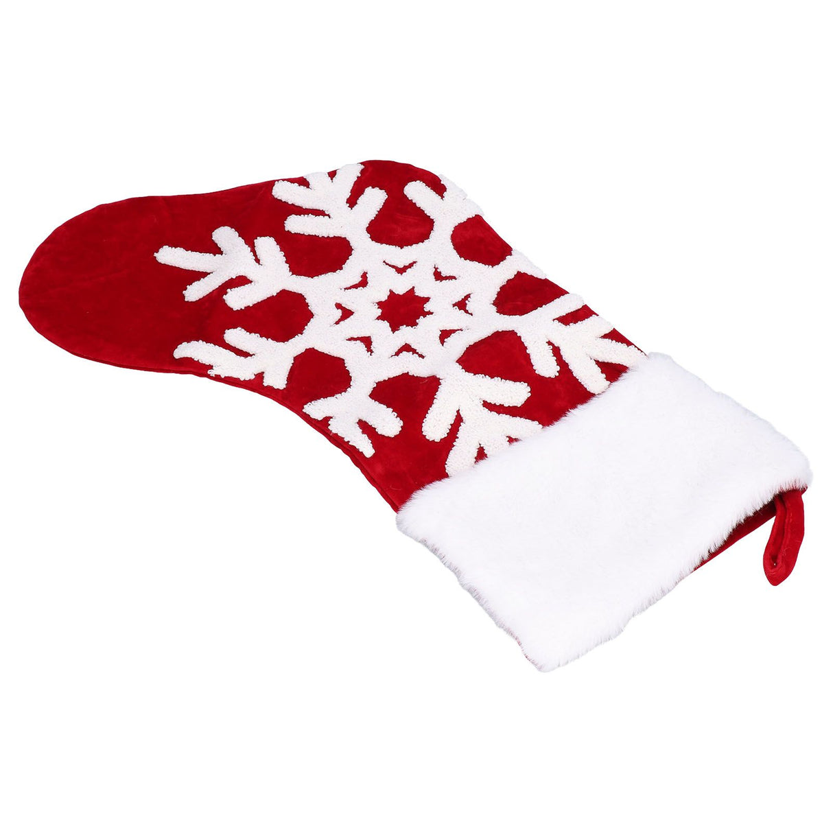 Cute Christmas Stocking Christmas Tree Ornament Gift Bag Christmas Fireplace Pendant for Festival DecorationSnowflake