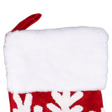 Cute Christmas Stocking Christmas Tree Ornament Gift Bag Christmas Fireplace Pendant for Festival DecorationSnowflake - Extra Image