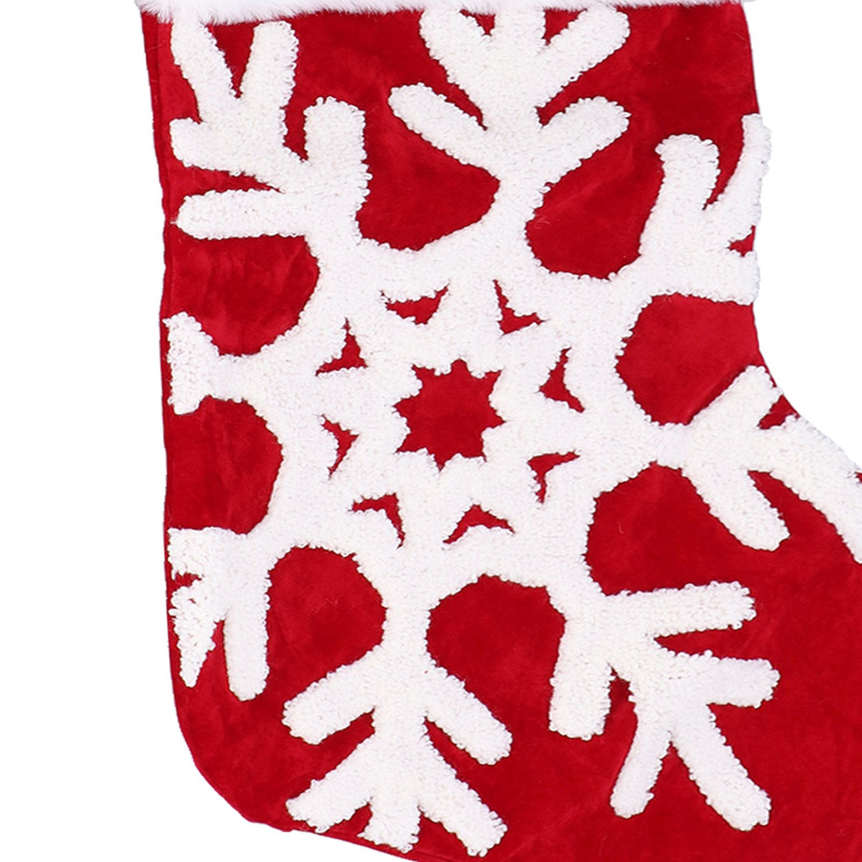 Cute Christmas Stocking Christmas Tree Ornament Gift Bag Christmas Fireplace Pendant for Festival DecorationSnowflake