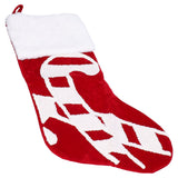 Cute Christmas Stocking Christmas Tree Ornament Gift Bag Christmas Fireplace Pendant for Festival DecorationWalking Stick - Extra Image
