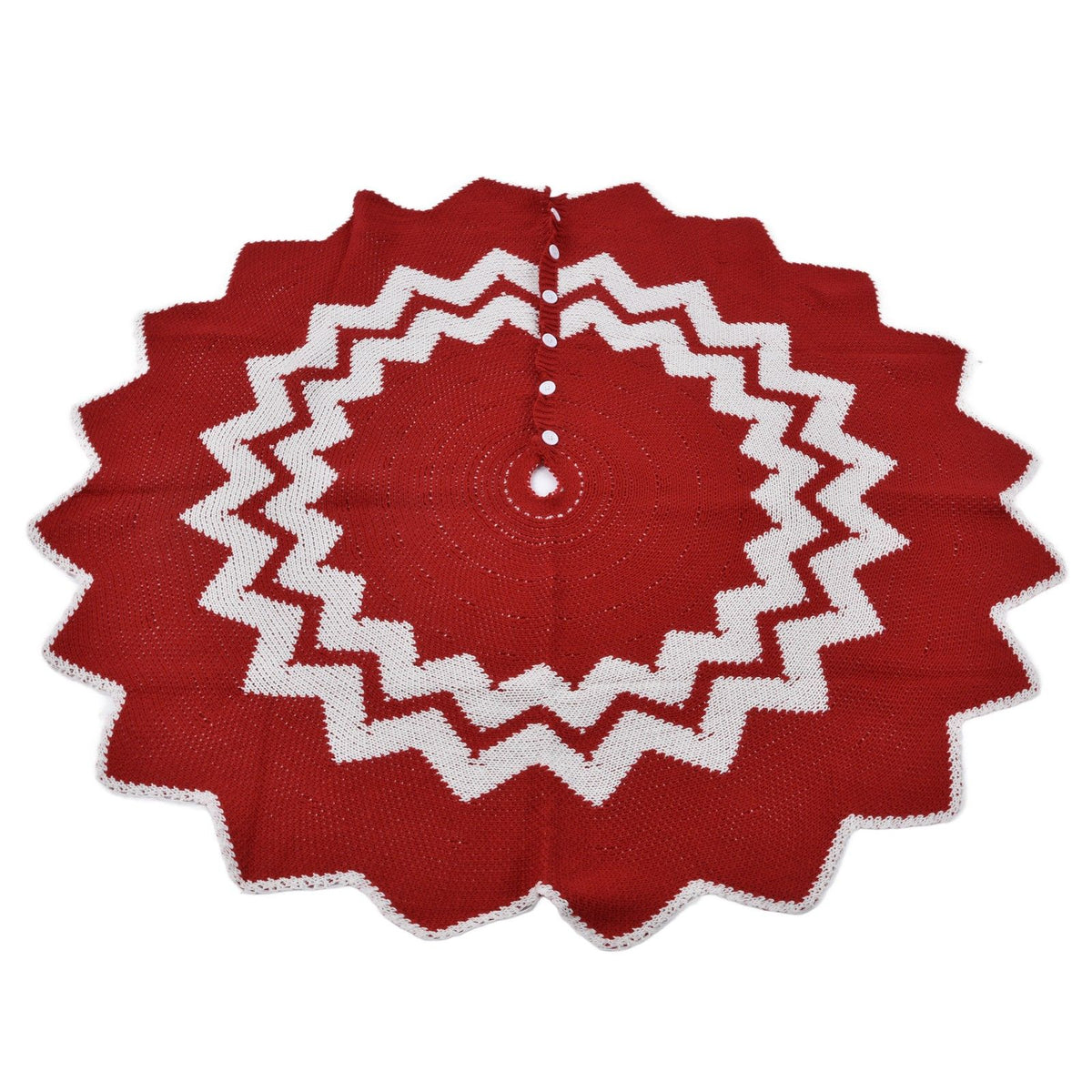 Christmas Tree Skirt Acrylic Fiber Knitting Floor Mat Cover Pad Xmas Party Home Decoration Props