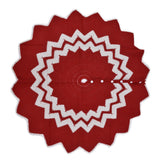 Christmas Tree Skirt Acrylic Fiber Knitting Floor Mat Cover Pad Xmas Party Home Decoration Props