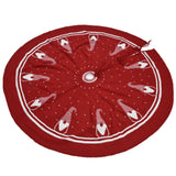 Christmas Tree Skirt Soft Reusable Christmas Tree Carpet Mat Christmas Tree Bottom Decoration - 45-Degree Angle