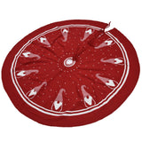 Christmas Tree Skirt Soft Reusable Christmas Tree Carpet Mat Christmas Tree Bottom Decoration