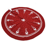 Christmas Tree Skirt Soft Reusable Christmas Tree Carpet Mat Christmas Tree Bottom Decoration