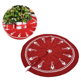 Christmas Tree Skirt Soft Reusable Christmas Tree Carpet Mat Christmas Tree Bottom Decoration