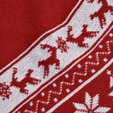 Knitted Christmas Tree Skirt Reusable Xmas Tree Stand Mat Floor Protector Home Party DecorationRed