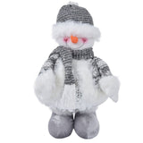 Retractable Snowman Dolls Christmas Ornaments Christmas Snowman Toy for Gifts Decoration