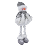 Retractable Snowman Dolls Christmas Ornaments Christmas Snowman Toy for Gifts Decoration