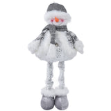 Retractable Snowman Dolls Christmas Ornaments Christmas Snowman Toy for Gifts Decoration