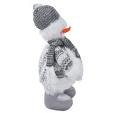 Retractable Snowman Dolls Christmas Ornaments Christmas Snowman Toy for Gifts Decoration - 45-Degree Angle