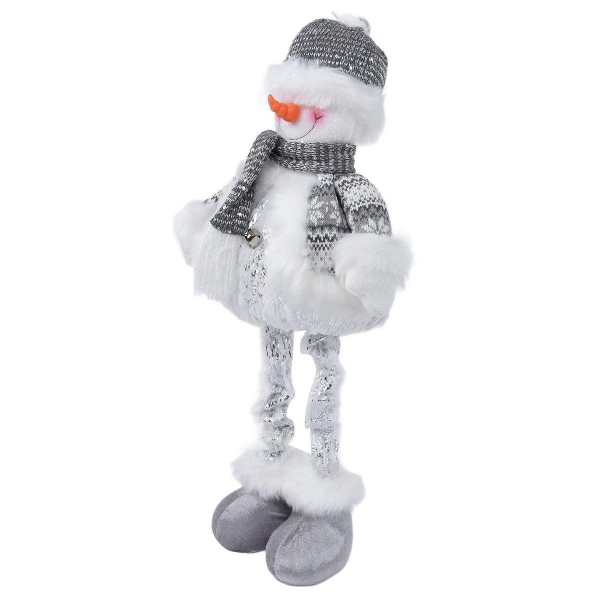 Retractable Snowman Dolls Christmas Ornaments Christmas Snowman Toy for Gifts Decoration