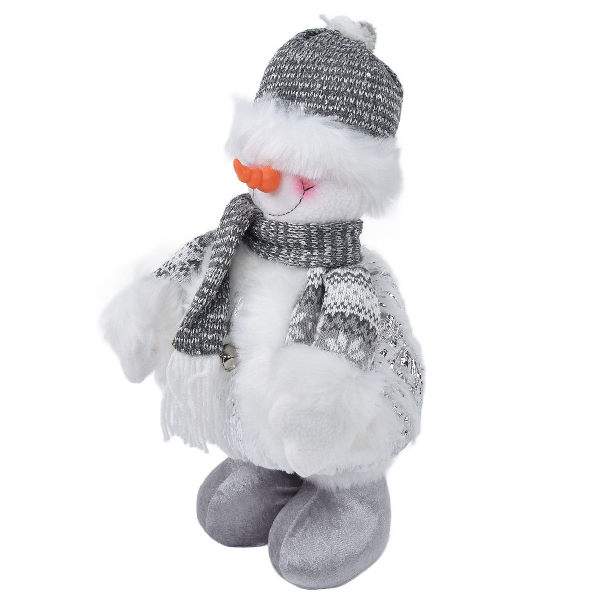 Retractable Snowman Dolls Christmas Ornaments Christmas Snowman Toy for Gifts Decoration