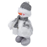 Retractable Snowman Dolls Christmas Ornaments Christmas Snowman Toy for Gifts Decoration
