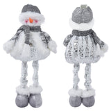 Retractable Snowman Dolls Christmas Ornaments Christmas Snowman Toy for Gifts Decoration - Extra Image