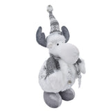 Retractable Christmas Elk Doll Polyester Christmas Ornament Gift Festival Decoration for Children Kids - Low Angle