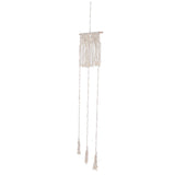 Boho Hat Wall Hanging Rack Cotton Rope Woven Bohemian Caps Holder for Home Office StudioType A - Rear View