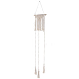 Boho Hat Wall Hanging Rack Cotton Rope Woven Bohemian Caps Holder for Home Office StudioType B