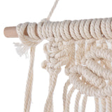 Boho Hat Wall Hanging Rack Cotton Rope Woven Bohemian Caps Holder for Home Office StudioType B