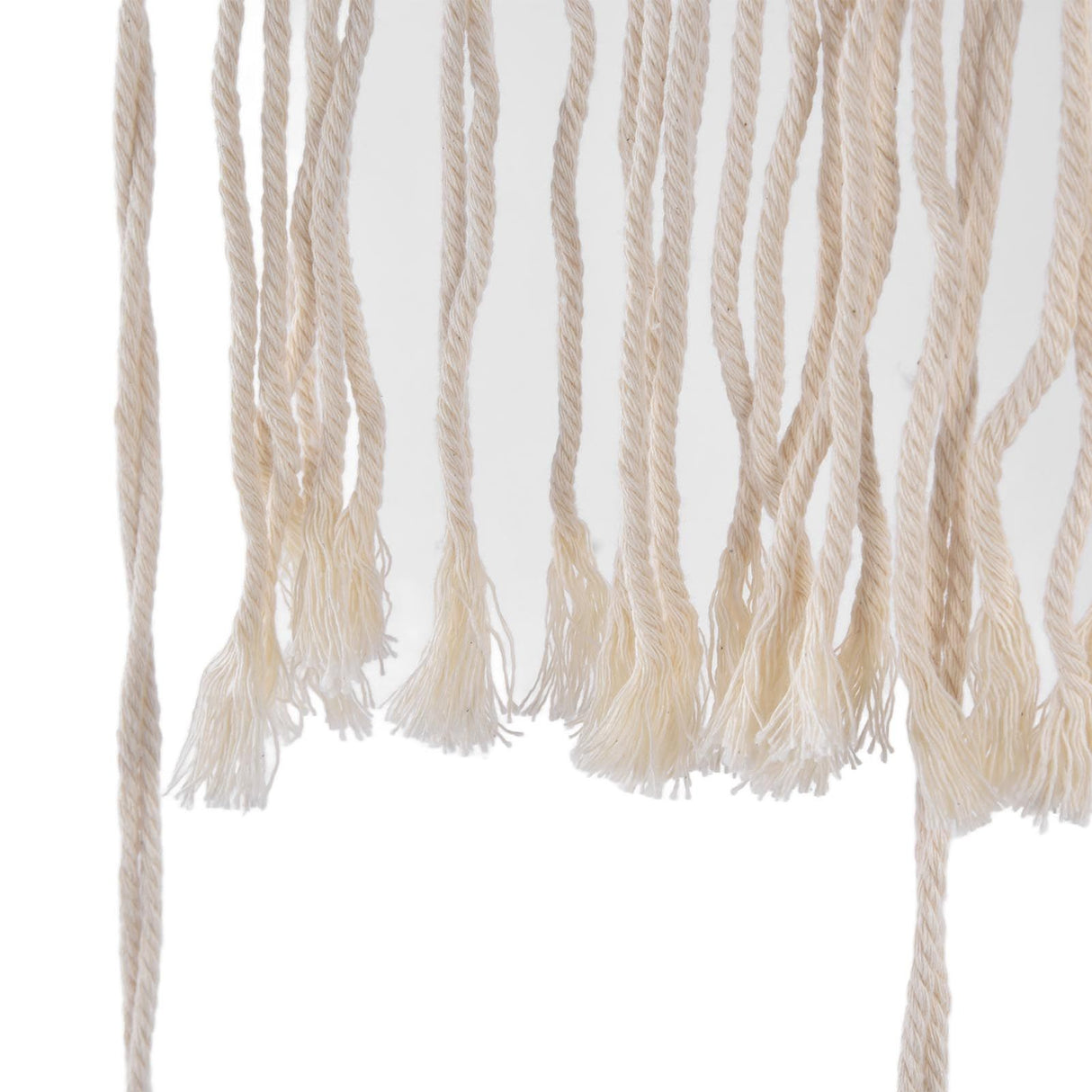 Boho Hat Wall Hanging Rack Cotton Rope Woven Bohemian Caps Holder for Home Office StudioType B